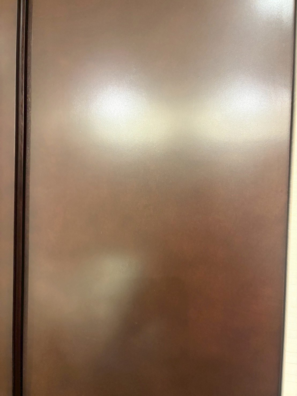 洗面収納扉表面補修