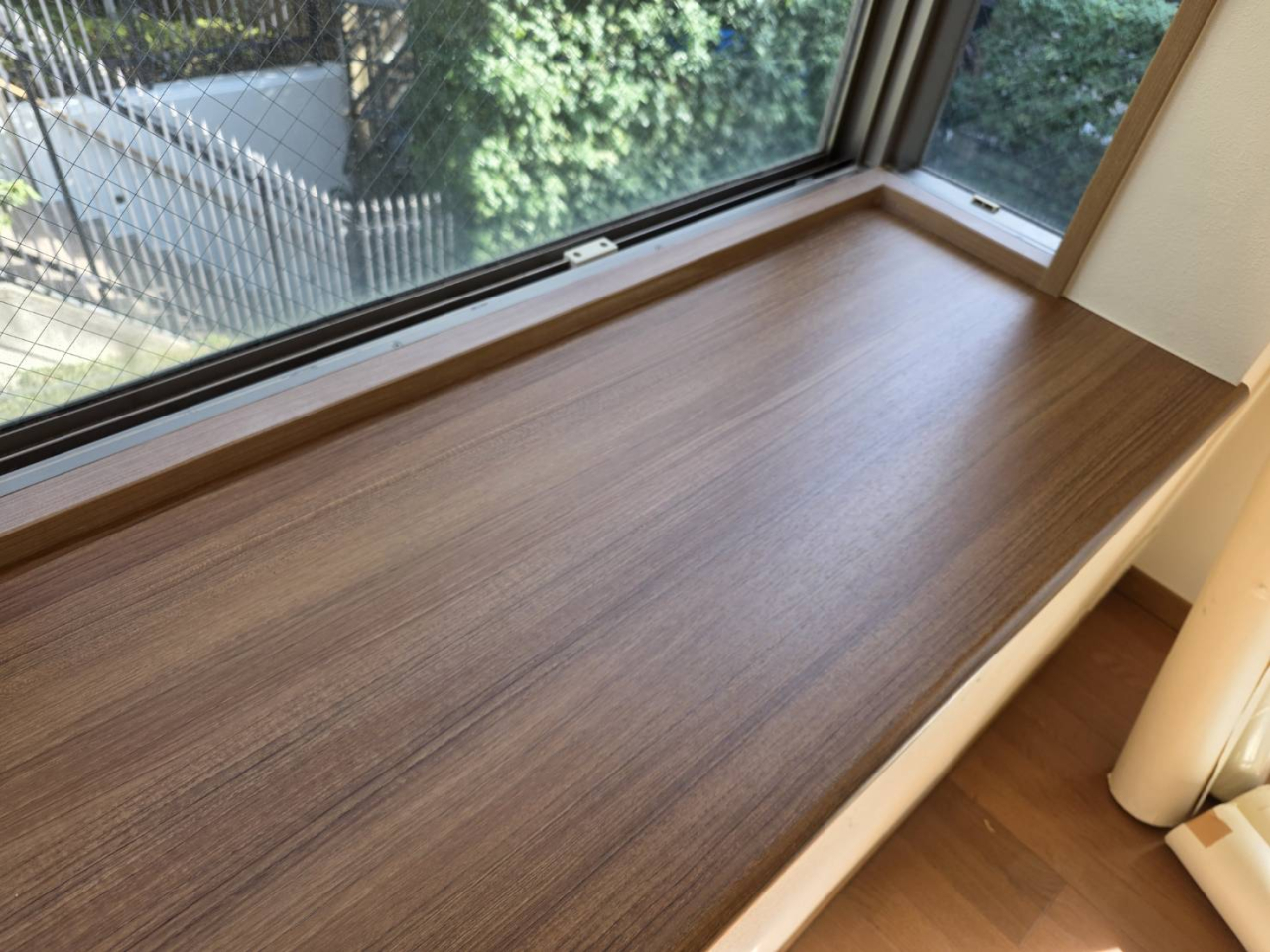 ダイノックシート張り施工